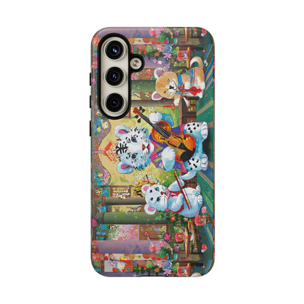 Melodies of the Snow Lion Cub Phone Cases