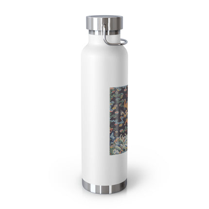 Rank Badge with Dragon with Deer Hooves Copper Vacuum Insulated Bottle, 22oz