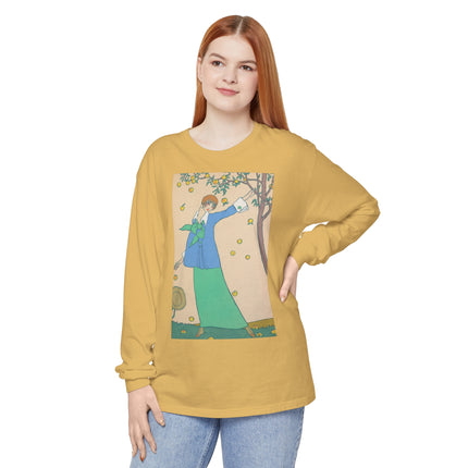 Le Verger by Georges Lepape Garment-dyed Long Sleeve T-Shirt