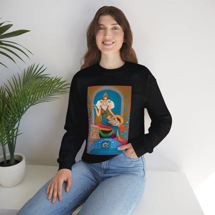 April & Diamond (from the Gem Series) by Sofia Chiostri Heavy Blend™ Crewneck Sweatshirt