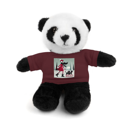 Red Sled & Curious Cats Stuffed Animals with Tee
