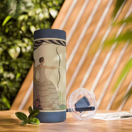 Visez au coeur, belles dames! by George Barbier Skinny Matte Tumbler, 20oz