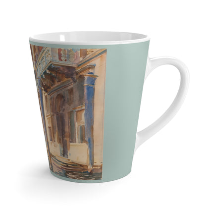 Gondola Moorings on the Grand Canal by John Singer Sargent Latte Mug