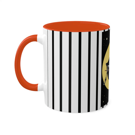 A Witch’s Moonlit Flight Colorful Mugs, 11oz