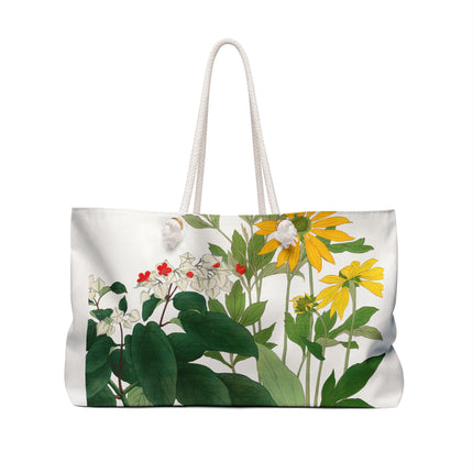 Clerodendrum & Rudbeckia by Tanigami Kônan Weekender Bag