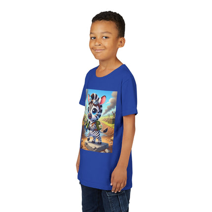 Zebra Lookout Youth Short Sleeve Tee
