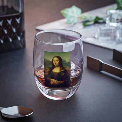 Mona Lisa by Leonardo da Vinci Whiskey Glass