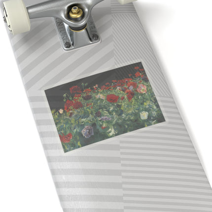 Poppies (A Study of Poppies for Carnation, Lily, Lily, Rose) by John Singer Sargent Kiss-Cut Stickers (4 Sizes)