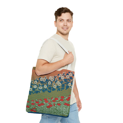Japanese Flower Pattern II by G.A. Audsley Tote Bag (AOP)