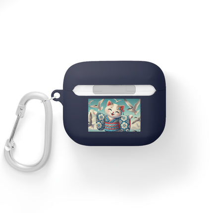 Geisha Kitten by the Seaside AirPods and AirPods Pro Case