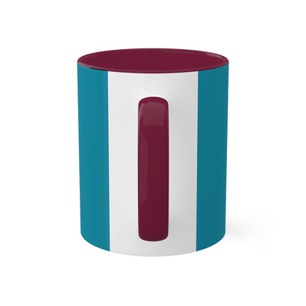 Looking Observant; The Appearance of a Kyoto Waitress of the Meiji Era by Tsukioka Yoshitoshi Colorful Mugs, 11oz