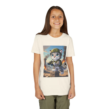 Snow Leopard Lookout Youth Short Sleeve Tee