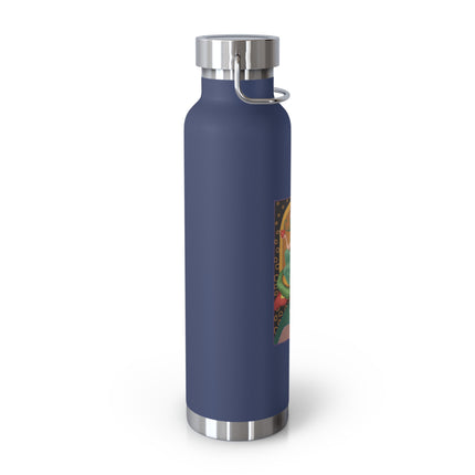 May & Emerald (from the Gem Series) by Sofia Chiostri Copper Vacuum Insulated Bottle, 22oz