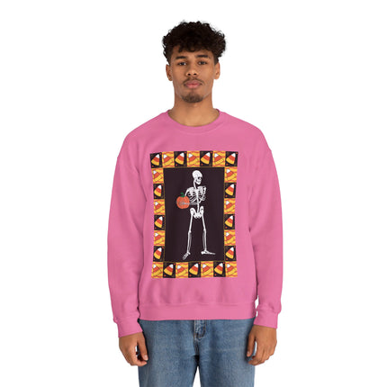 Candy Corn Skeleton Unisex Heavy Blend™ Crewneck Sweatshirt