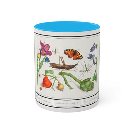 Natural History Ensemble, No. 17 by Anselmus Boëtius de Boodt Colorful Mugs, 11oz