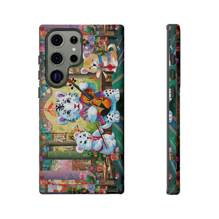 Melodies of the Snow Lion Cub Phone Cases