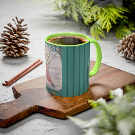 La balançoire by Georges Lepape Colorful Mugs (11oz, 15oz)