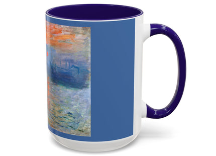 Sunrise by Claude Monet Colorful Mugs (11oz, 15oz)