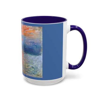 Sunrise by Claude Monet Colorful Mugs (11oz, 15oz)