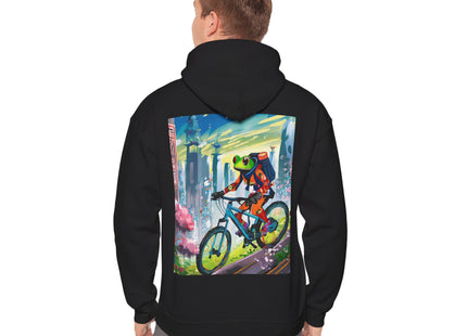 Cyberpunk Frog – Heavy Blend™ Hooded Sweatshirt