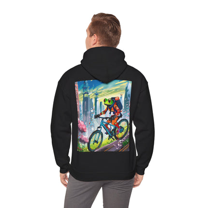 Cyberpunk Frog – Heavy Blend™ Hooded Sweatshirt