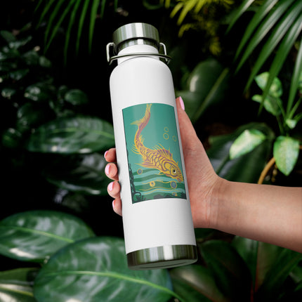 Golden Serenity Copper Vacuum Insulated Bottle, 22oz