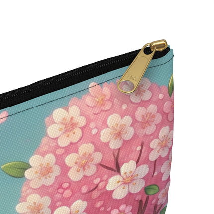 Sakura Sentinel Accessory Pouch – Robot Fairy & Blossom Magic