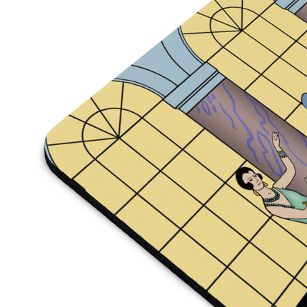 Au Revoir by George Barbier Mouse Pad, Round & Rectangle