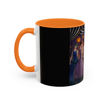 🏹🎃 Cupid's Arrow At Pumpkin Moon Manor Colorful Mug – Romantic Halloween Charm
