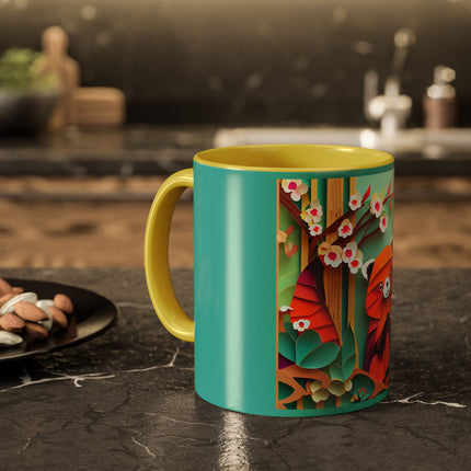 A Playful Red Panda Colorful Mugs (11oz, 15oz)