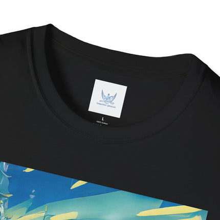 Cyberpunk Frog Softstyle T-Shirt
