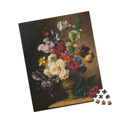 Floral Still Life Jigsaw Puzzle — Hendrik Reekers Bouquet (110–1014 pcs)