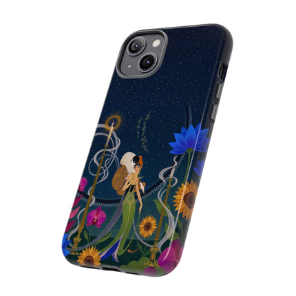 🌙🕯️ The Lady Of The Midnight Garden Phone Case – Art Deco Nocturne