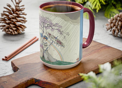 L’Arc-en-Ciel by George Barbier Colorful Mugs (11oz, 15oz)