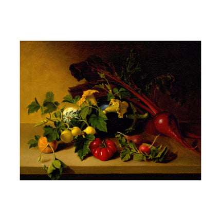 Still Life with Vegetables by James Peale Matte Horizontal Posters