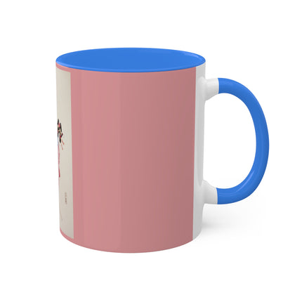 Illustrations of Japanese Toys Pl.001 by Kawasaki Kyosen Colorful Mugs, 11oz