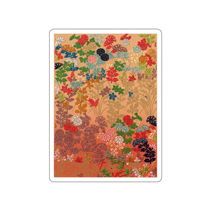 Japanese Flower Pattern by G.A. Audsley Die-Cut Stickers (5 Sizes)