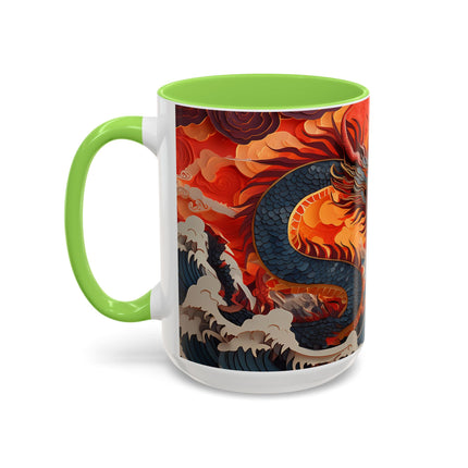 Emergence of the Dragon Colorful Mugs (11oz, 15oz)
