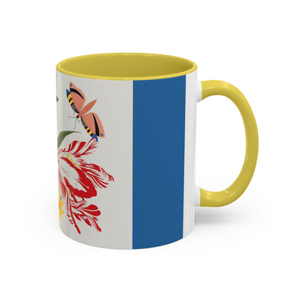 Woodpecker & Tulip Colorful Mugs – Vibrant Spring & Bold Beauty
