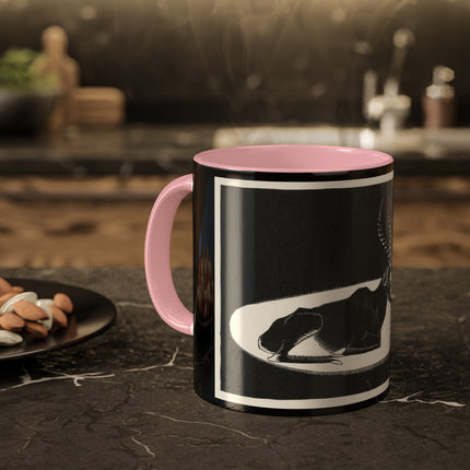 “Goat” (“Blesbok”) by Samuel Jessurun de Mesquita Colorful Mugs, 11oz