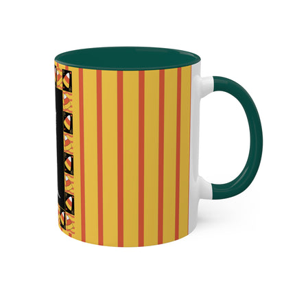 Candy Corn Skeleton Colorful Mugs (11oz, 15oz)