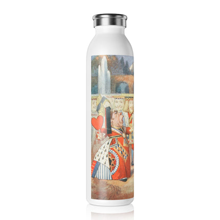 Off with her head! Off with— by Sir John Tenniel Slim Water Bottle