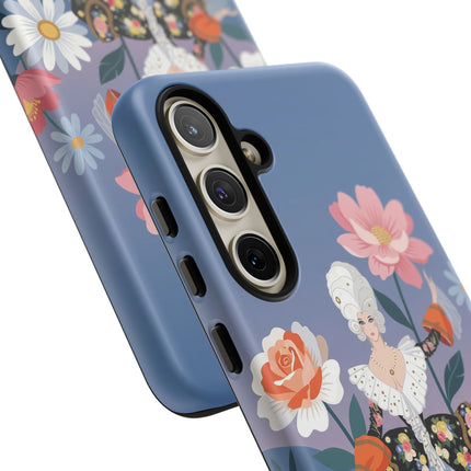 🌸🎀 The Grand Floral Promenade Phone Case – Art Deco Fashion Fantasy