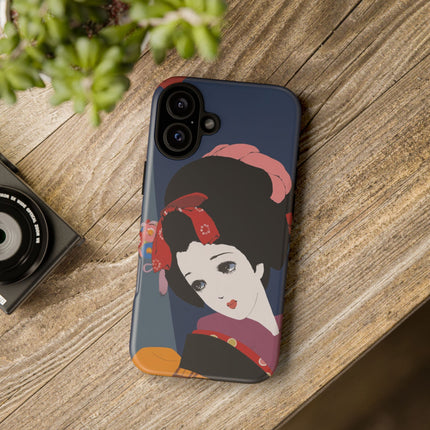 Geisha Portrait Phone Case – Elegant Beauty & Timeless Grace