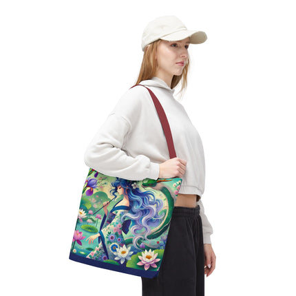 Fairy of the Koi Pond Tote Bag – Mystical Harmony & Pond Enchantment