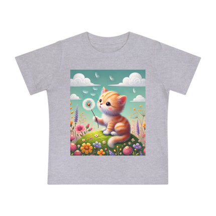 Kitten’s Whispers of Spring Baby T-Shirt – Gentle Breezes & Sweet Discoveries