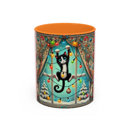 Mischief in Tinselland Colorful Mugs (11oz, 15oz)