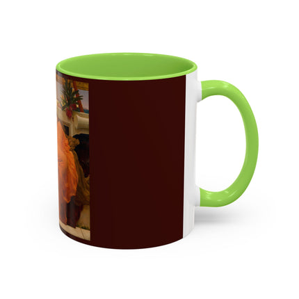 Flaming June by Frederic Leighton Colorful Mugs (11oz, 15oz)