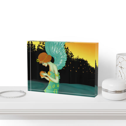 Twilight Angel Acrylic Art Block