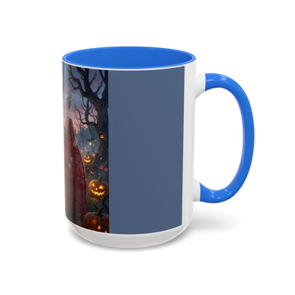 ♥️🎃 The Queen Of Hearts Halloween Masquerade Colorful Mug – Royal Halloween Fantasy